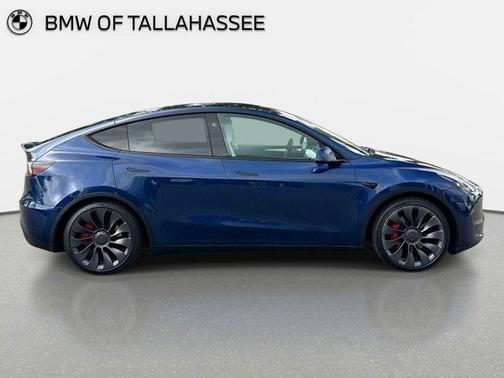 Deep Blue Metallic 2024 Tesla Model Y Performance
