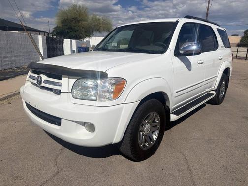 Natural White 2007 Toyota Sequoia Limited