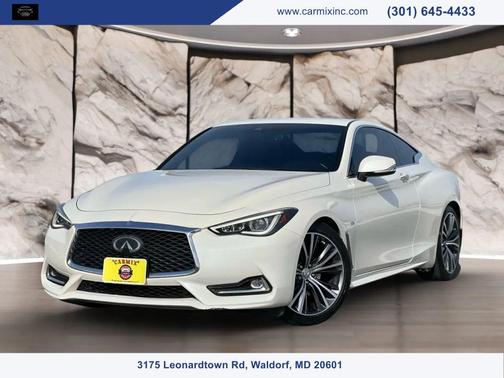 White 2019 INFINITI Q60 3.0T LUXE Coupe