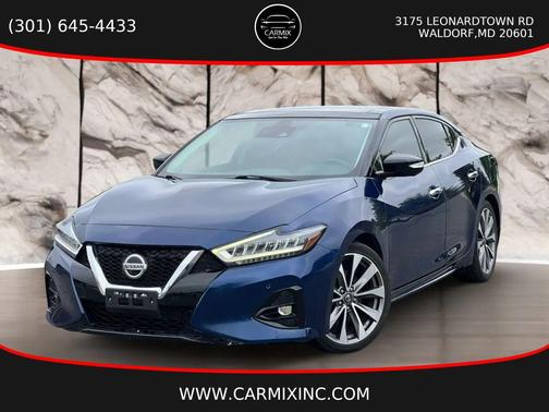 Deep Blue Pearl 2020 Nissan Maxima 3.5 Platinum
