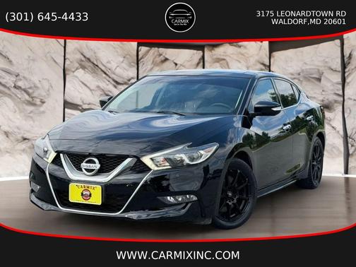Black 2017 Nissan Maxima 3.5 Platinum