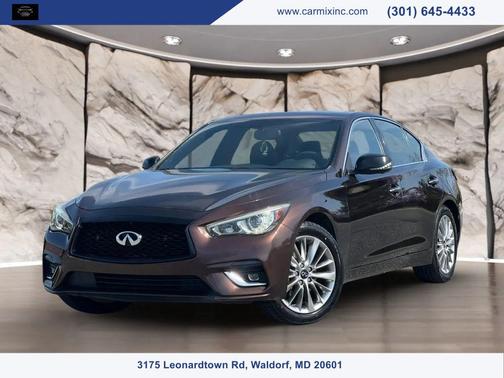 Mocha Almond 2020 INFINITI Q50 3.0t LUXE