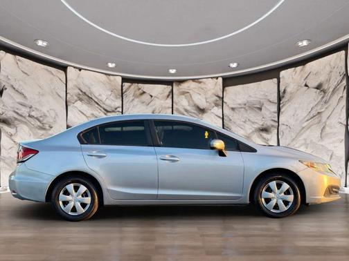 Alabaster Silver Metallic 2014 Honda Civic LX