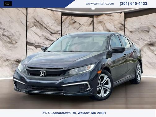 Modern Steel Metallic 2019 Honda Civic LX