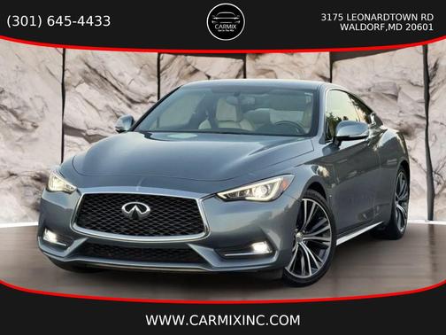Graphite Shadow 2017 INFINITI Q60 3.0T Premium