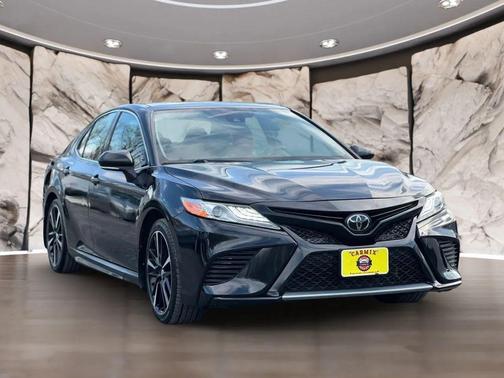 Midnight Black Metallic 2020 Toyota Camry XSE