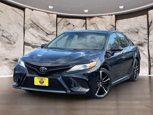 Midnight Black Metallic 2020 Toyota Camry XSE