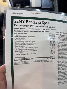 2022 Bentley Bentayga Speed