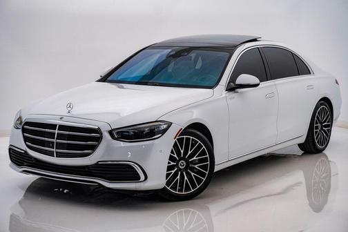 MANUFAKTUR Moonlight White Metallic 2024 Mercedes-Benz S-Class S 580