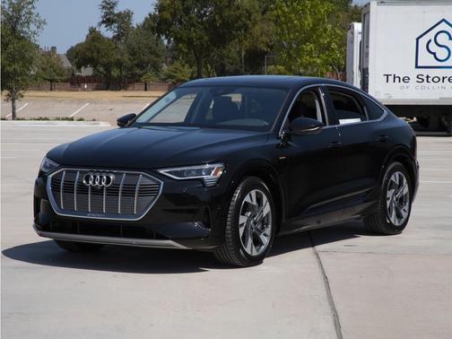 Black Metallic 2022 Audi e-tron Sportback S line Premium Plus