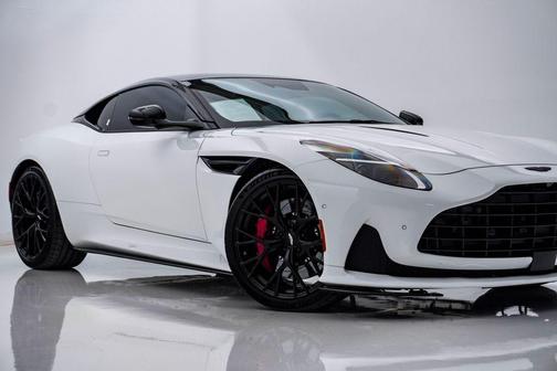 Lunar White 2024 Aston Martin DB12 Coupe