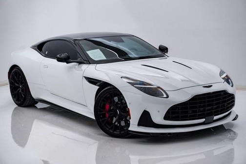 Lunar White 2024 Aston Martin DB12 Coupe