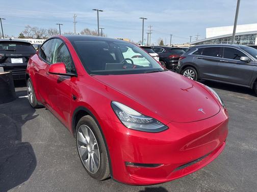 Red Multi-Coat 2022 Tesla Model Y Long Range