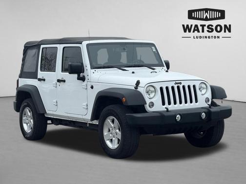 Bright White Clearcoat 2014 Jeep Wrangler Unlimited Sport