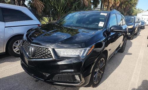 Majestic Black Pearl 2020 Acura MDX 3.5L Technology & A-Spec Pkgs