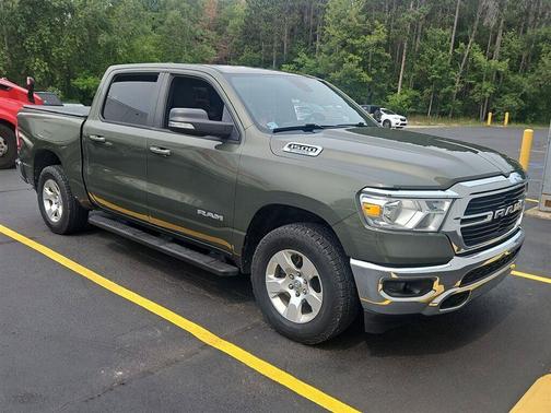 Olive Green Pearlcoat 2021 RAM 1500 Big Horn