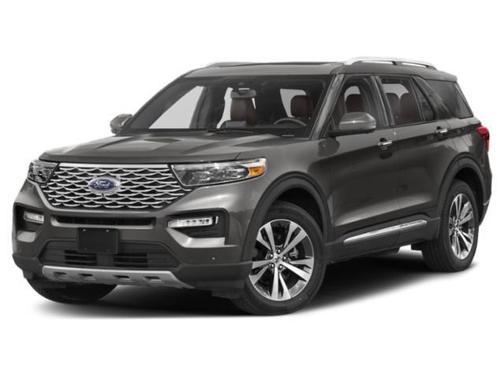 Forged Green Metallic 2022 Ford Explorer Platinum