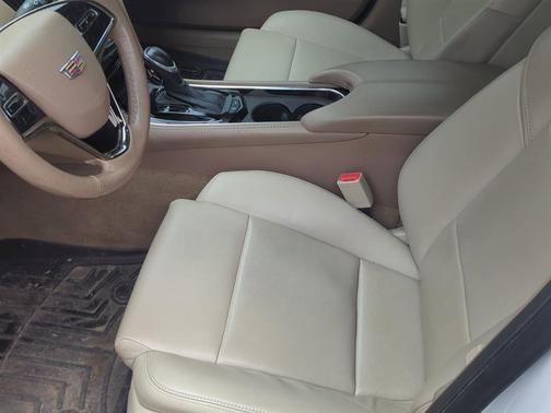 Crystal White Tri-Coat 2015 Cadillac ATS 2.0L Turbo Luxury