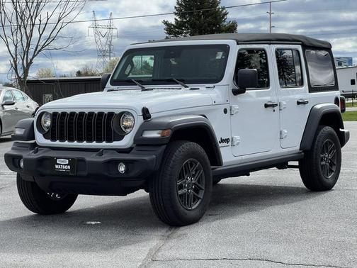 Bright White 2024 Jeep Wrangler Sport