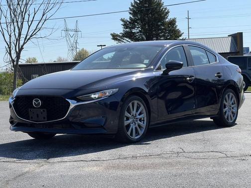 Deep Crystal Blue Mica 2021 Mazda Mazda3 AWD w/Preferred Package