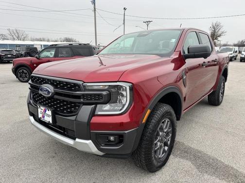 Ruby Red Metallic Tinted Clearcoat 2025 Ford Ranger XLT Truck