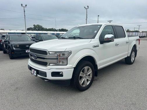 Star White Metallic Tri-Coat 2020 Ford F-150 Platinum