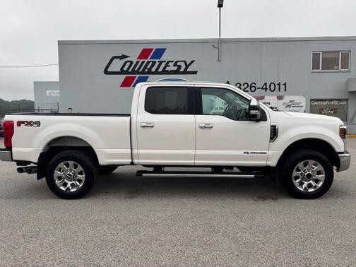 White Platinum Clearcoat Metallic 2019 Ford F-250 Lariat