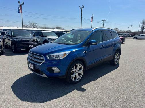 Lightning Blue Metallic 2019 Ford Escape Titanium