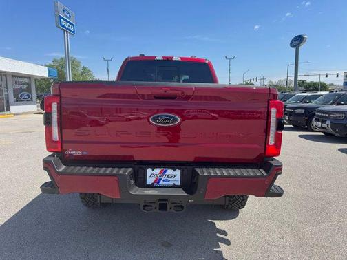 Red 2026 Ford F-250 Lariat