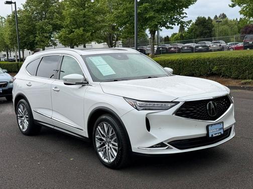 Platinum White Pearl 2024 Acura MDX Advance