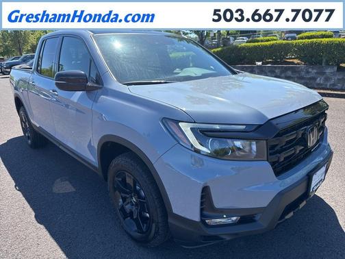 Sonic Gray Pearl 2026 Honda Ridgeline Black Edition Two-Tone
