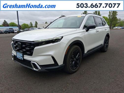 Platinum White Pearl 2024 Honda CR-V Hybrid Sport Touring