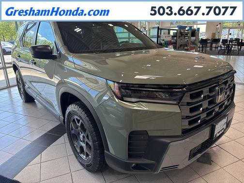Ash Green 2026 Honda Pilot TrailSport