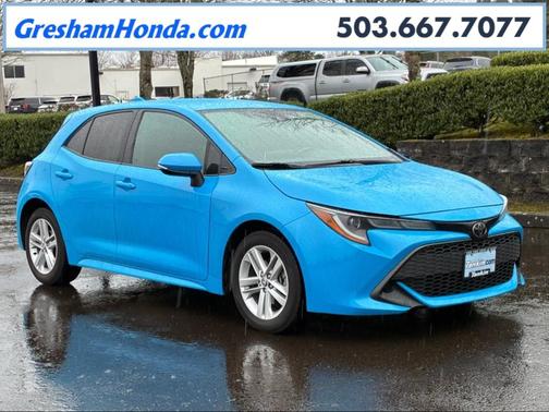 Blue Flame 2022 Toyota Corolla Hatchback SE Hatchback