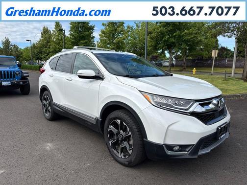 Platinum White Pearl 2019 Honda CR-V Touring