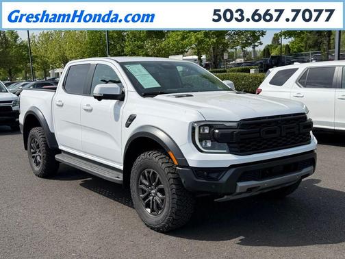 Oxford White 2024 Ford Ranger Raptor