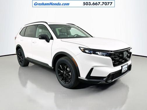Platinum White Pearl 2026 Honda CR-V Hybrid Sport-L