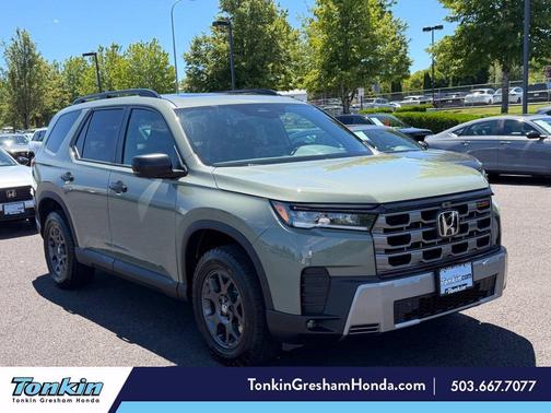 Ash Green 2026 Honda Pilot TrailSport