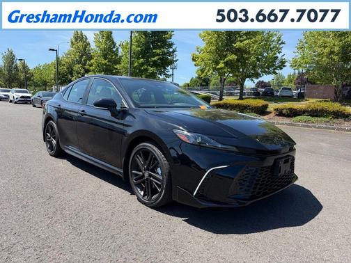 Midnight Black Metallic 2026 Toyota Camry SE Nightshade