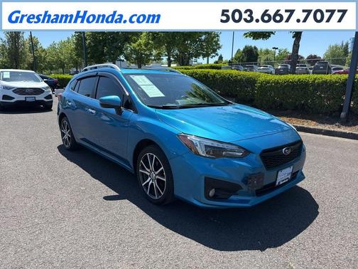 Island Blue Pearl 2018 Subaru Impreza 2.0i Limited