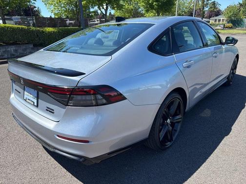 Solar Silver Metallic 2026 Honda Accord Hybrid Sport-L