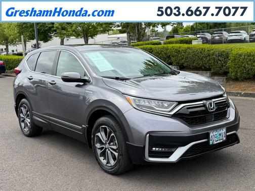 Modern Steel Metallic 2021 Honda CR-V Hybrid EX