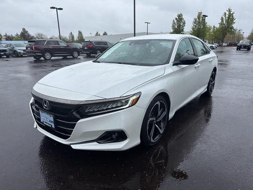 Platinum White Pearl 2021 Honda Accord Sport 1.5T