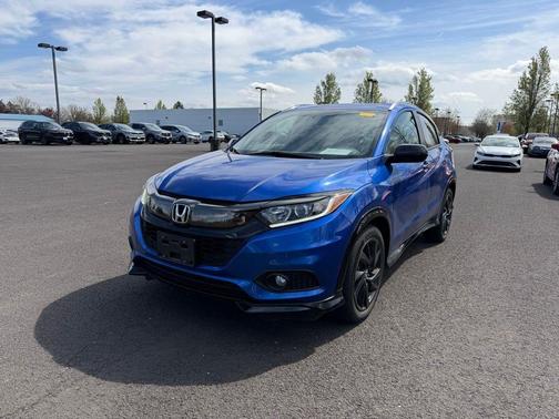 Aegean Blue Metallic 2022 Honda HR-V Sport