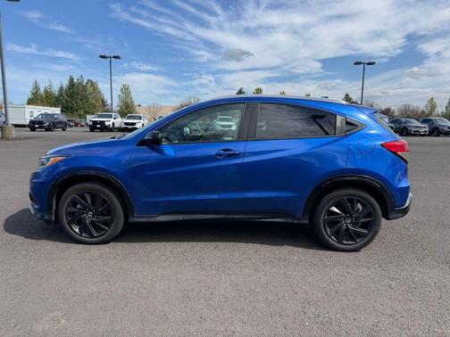 Aegean Blue Metallic 2022 Honda HR-V Sport