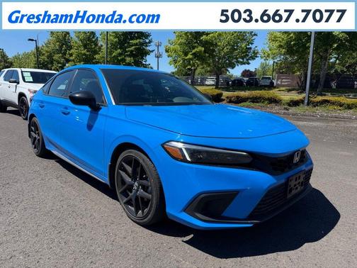 Boost Blue Pearl 2024 Honda Civic Sport