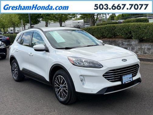 Star White 2022 Ford Escape PHEV Titanium