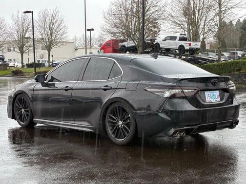 Midnight Black Metallic 2021 Toyota Camry XSE