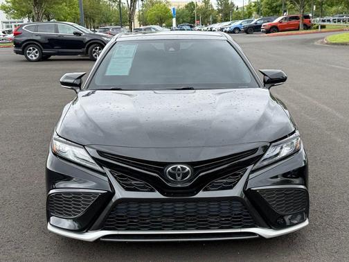 Midnight Black Metallic 2021 Toyota Camry XSE