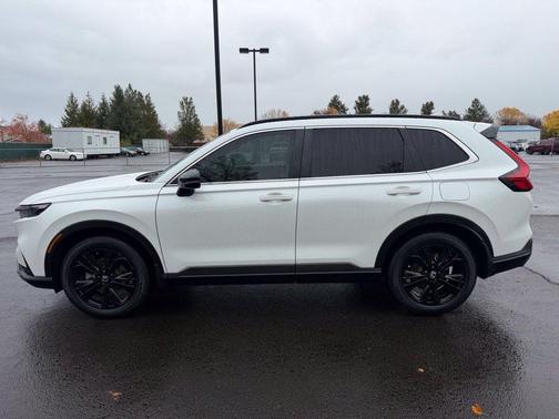 Platinum White Pearl 2023 Honda CR-V Hybrid Sport Touring